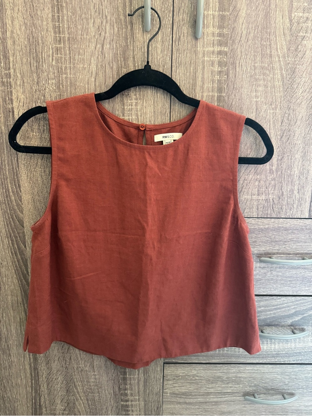 RW&CO Linen Tank Top